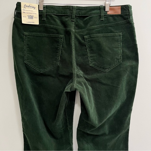 Lands’ End Mid-Rise Bootcut Corduroy Pants Plus Size 16W - Picture 5 of 13